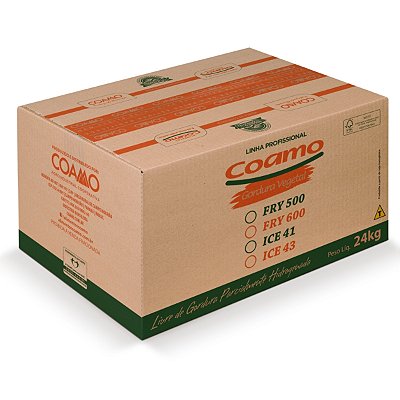 Gordura Vegetal  Coamo Fry 600 caixa de 24kg