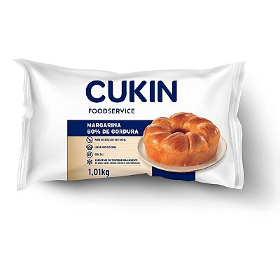 Margarina Cukin Food Service 80% de gordura 1,01kg