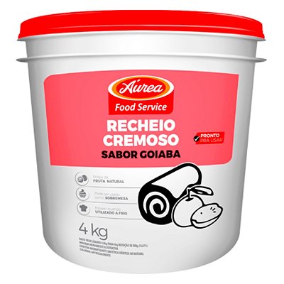 Recheio Cremoso Sabor Goiaba Aurea - 4kg