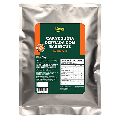 Carne Suína Desfiada com Barbecue Vapza 1kg