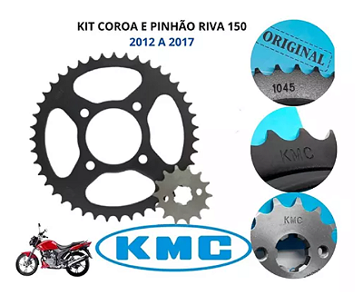 Kit Coroa E Pinhão Dafra Riva 2012 A 2017