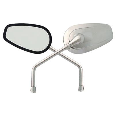 RETROVISOR ESPELHO MIRAGE 250CC CROMADO LENTE CONVEXA