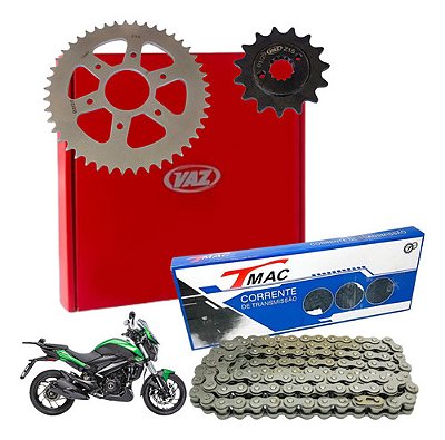 Kit Relação Bajaj Dominar 400 2023 2024 2025 2026 Cinza