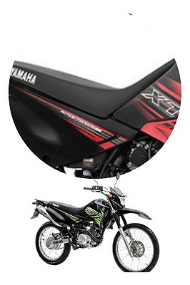 Capa De Banco Yamaha Xtz 125 2013 A 2016 Preto Preto