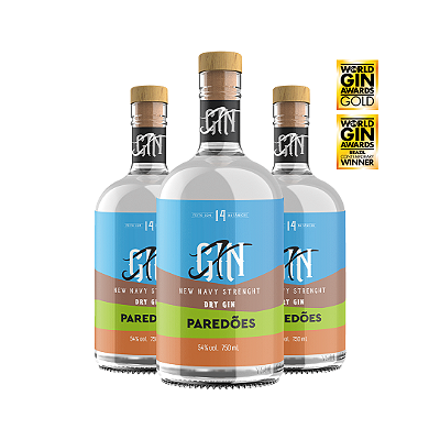 Pack XGin Paredões 750ml 3 un