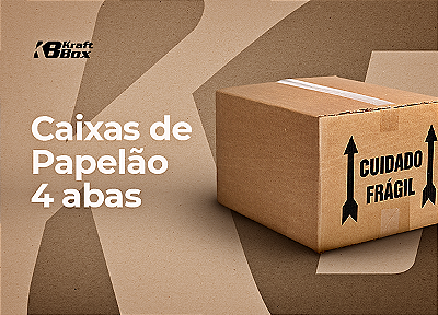 Caixa de Papelão 4 abas