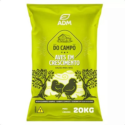 DO CAMPO Ração Inicial P/ Aves Em Crescimento Pintinhos 20kg