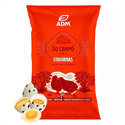 DO CAMPO CODORNAS Ração para Codornas 20kg
