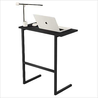 Mesa P/Notebook Thor MDP Pés Ferro Preto / Preto