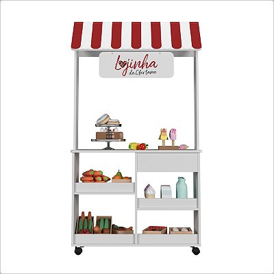 Mercadinho Infantil Lojinha Quitandinha Mini Mercado MDF