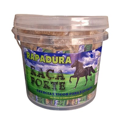 Raça Forte Rapadura para Equinos - Balde c/ 1,5Kg