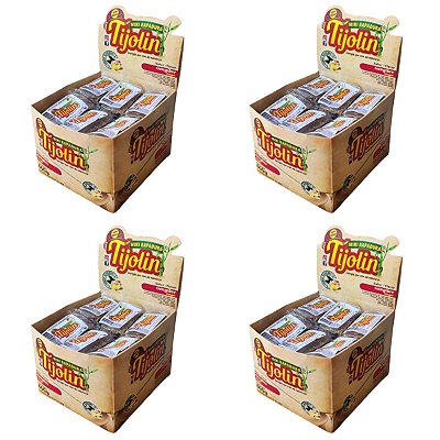 Kit c/ 96 Mini Rapadura Tijolin  Sabor Gengibre - 4 caixas de 24 un