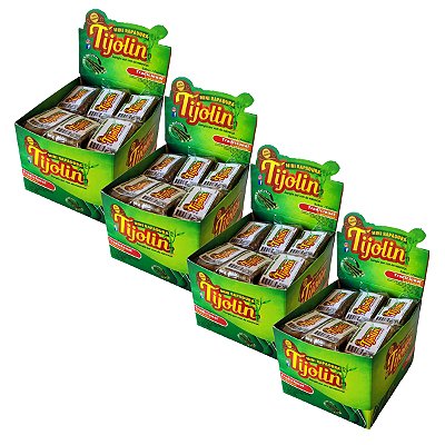 Kit c/ 96 Mini Rapadura Tijolin  Sabor Natural - 4 caixas de 24 un