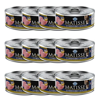 Matisse Cat Wet Mousse - Cordeiro - 12 un