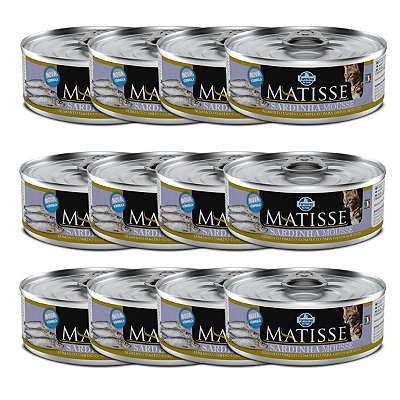 Matisse Cat Wet Mousse - Sardinha - 12 un