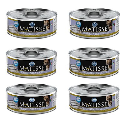 Matisse Cat Wet Mousse - Sardinha - 6 un
