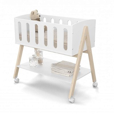 Mini Berço Sissi Matic 61366 Branco Natural
