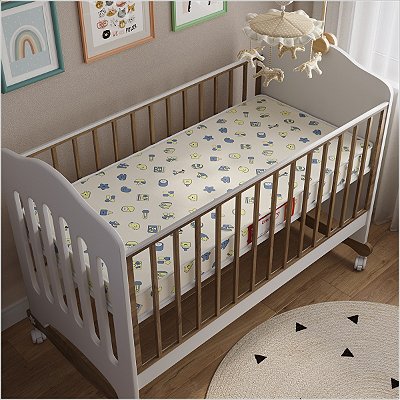 Colchão Baby Berço D18 130x70x7 One Face Impermeável 180099/2