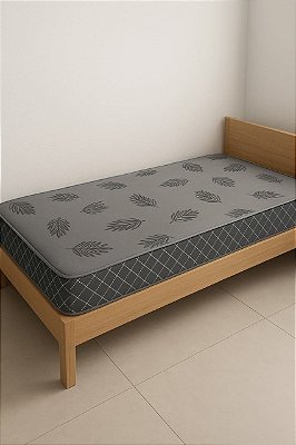Colchão Solteiro D20 Supremo 12x0,88x1,88 Cinza/Preto