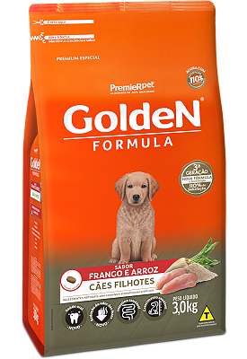 GoldeN Fórmula Cães Filhotes Frango e Arroz 15kg