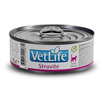 Vet Life Struvite Ração Úmida p/ Gatos 85g - 1 un