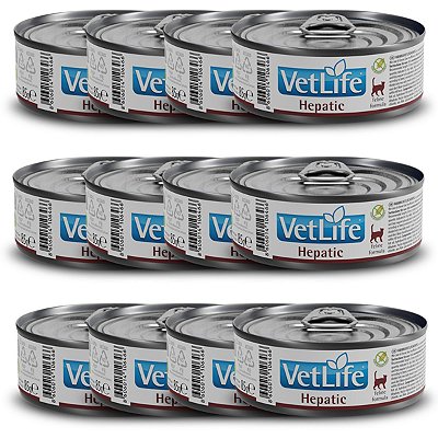 Vet Life Hepatic Ração Úmida p/ Gatos 85g - 1 un