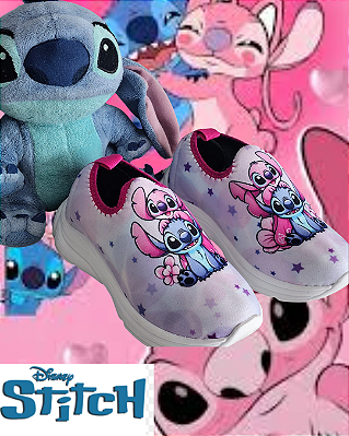 Tênis Infantil Sem Cadarço (Calce Fácil)  Stitch