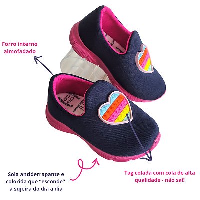 Tênis Sem cadarço - Calce fácil - PopIt