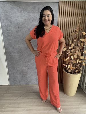Conjunto Blusa e Calça Pantalona Marisa