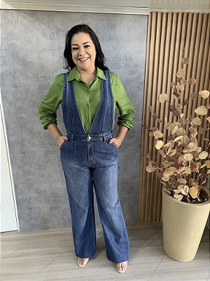 Macacão Feminino Merida Jeans