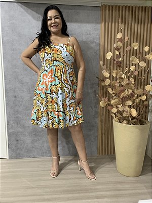 Vestido Fernanda Colorido
