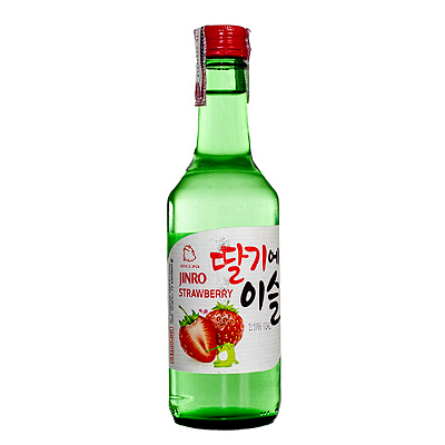 SOJU SABORIZADO MORANGO JINRO  13% 360ML