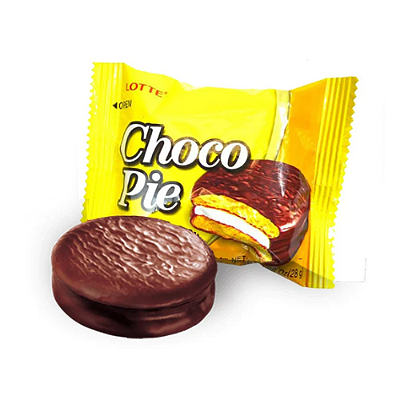 CHOCOPIE BANANA BOLINHO LOTTE 1UN 28G