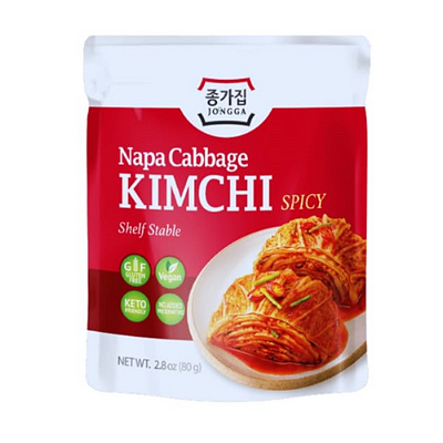 KIMCHI DE ACELGA - NAPA CABBAGE KIMCHI SPICY - JONGGA - 80G