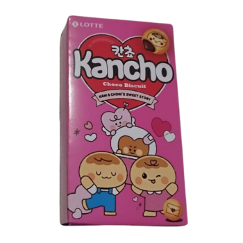 Kancho Biscoito de Chocolate Coreano Lotte 42g