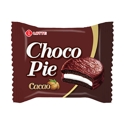 CHOCOPIE CACAO BOLINHO LOTTE 1UN 28G