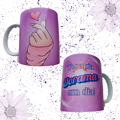CANECA DORAMA MODELO 02 KOREA SHOP RECIFE 350 ML