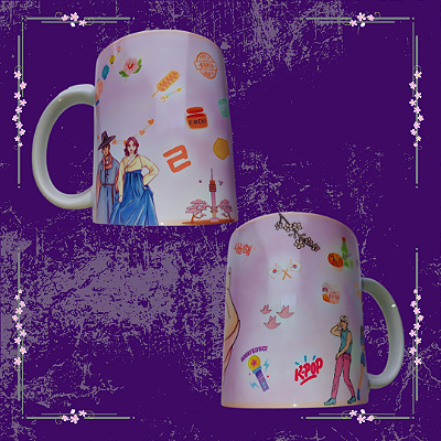 CANECA DORAMA MODELO 06 KOREA SHOP RECIFE 350 ML