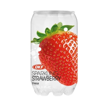 BEBIDA GASEIFICADA MORANGO OKF 350ML