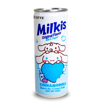 BEBIDA GASEIFICADA MILKIS HELLO KITTY SABOR ORIGINAL LEITE E IOGURTE LOTTE -  250ML
