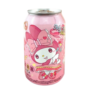 BEBIDA GASEIFICADA SABOR MELANCIA E MORANGO MY MELODY AMANDIER 330ML