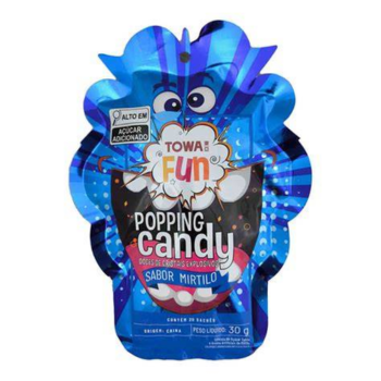 BALA EXPLOSIVA POPPING CANDY MIRTILO 30G