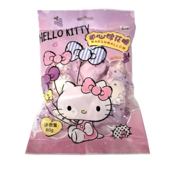 MARSHMALLOW UVA HELLO KITTY RECHEADO FUSHAN 80G
