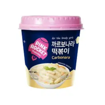TOPOKKI PINK ROCKET SABOR CARBONARA APIMENTADO 120G