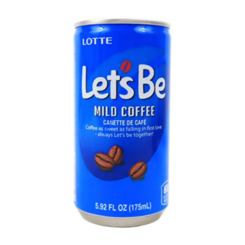 CAFÉ LET'S BE MILD COFFEE DA LOTTE 175ML