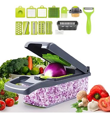 Cortador de legumes multifuncional 10 em 1