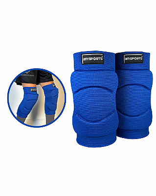 Joelheira Infantil Para Goleiro AM Sports - Azul Royal