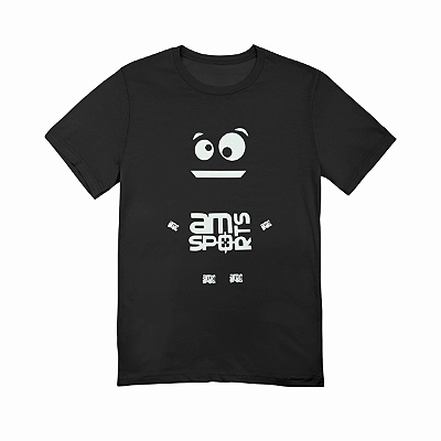 Camiseta AM Sports Preta Zóinho