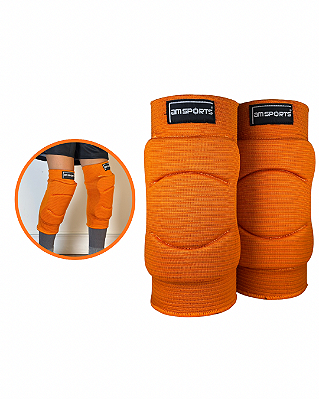 Joelheira Infantil Para Goleiro AM Sports -Laranja