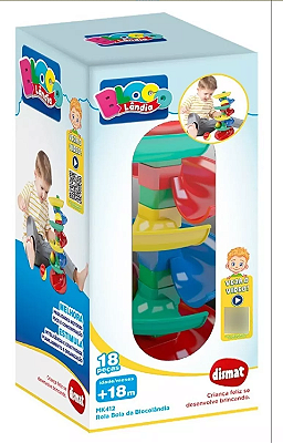 Kit Rola Bola da BlocoLândia 18 peças - Dismat